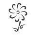 Floral Fantasy Temporary Tattoo 2x2