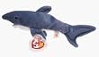 Crunch the Shark Beanie Baby (Retired)