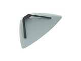 PEERLESS INDUSTRIES TINTED GLASS SHELF FOR SMARTMOUNT CARTS & STANDS BLACK includes Bracket & Hardware
