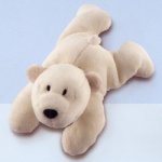 Childrens Toyshop  Toys : Nici - Polar Bear, 12cm plush MagNici with magnetic paws