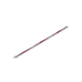 10k White Gold Variegated Created Ruby Bracelet - 7 Inch - Box Clasp by