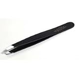 Tweezerman Slant Tweezer Stainless Black Full Size Tweezers