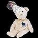 TY Beanie Baby - JUNE the Teddy Birthday Bear (w/ hat)
