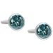 Blue Diamond Studs 0.66 Ct in 14K White Gold