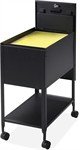 Lorell Standard Mobile File in Black