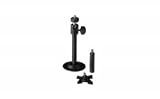 Ganz CMB-3 4" Camera mounting bracket w/drop ceiling clip (BLACK)