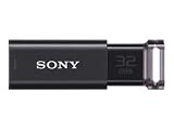 SONY USM32GUB Micro Vault Click - USB flash drive - 32 GB - USB 3.0 - chic black - (Storage Flash & USB Memory)