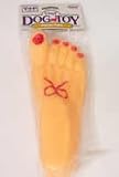 VO-TOYS VINYL DOG TOY FUNNY FOOT