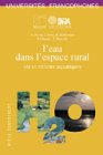 L'Eau dans l'espace rural