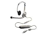 Plantronics DSP-400 Digitally-Enhanced USB Foldable Stereo Headset and Software