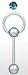 Blue Stone Door Knocker Barbell