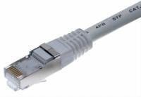Cables Unlimited Shielded Cat5e Patch Cables with Snagless Molded Boots 10 Feet Gray