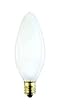 Bulbrite 401025 - 25CTF/32/3 - 25 Watt Decorative Torpedo Light Bulb, Candelabra Base, Frosted