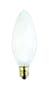 Bulbrite 401025 - 25CTF/32/3 - 25 Watt Decorative Torpedo Light Bulb, Candelabra Base, Frosted