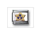 Star Blue Classic CZ, Italian Charm by Nomination Charms