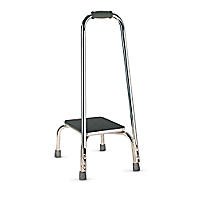 Foot Stool with Handle (Chrome) (34"H x 10"L x 14"W )