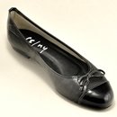 French Sole FS/NY Women's CERTAIN Ballerina Flat,Black,9 M US