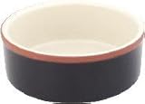 Vo-Toys Terra Dog Dish 6in Color Blue Green and Beige