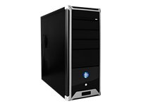 RASURBO Gehaeuse BasicCase BC-07 460W Midi ATX Tower schwar zsilber 4 Luefter integrierbar Preisvergleich