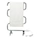 Warmrails Heatra Classic Freestanding Towel Warmer and Drying Rack, Satin Nickel