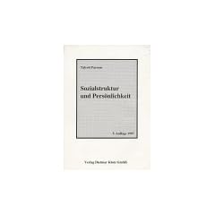 Sozialstruktur und Pers�nlichkeit