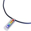 Review   / Stainless Steel RAINBOW Pendant Necklace