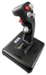 CH Products Flightstick Pro Joystick 4-Button 4-Way Hat and Throttle