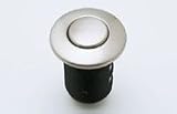 Rohl AS425STN Air Activated Switch Button for Waste Disposal, Satin Nickel