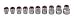 Armstrong 16-305 Eliminator 10pc 1/2 Drive Fractional Socket Set