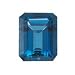 0.60 Cts of AAA 6x4 mm Emerald Loose London Blue Topaz ( 1 pcs ) Gemstone