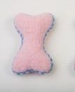 Classic Pet Products Small Paws Sheepskin Pink Bone 5.5in Dog Toy
