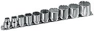 Armstrong 15-365 10pc 3/8 Drive 12pt Fractional Socket Set