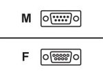 APC - Serial cable - DB-9 (M) - DB-9 (F)