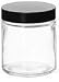 Got Oils? 4 Ounce Clear Glass Jar W/ Smooth Black Cap (Qty 1) RS.1249.00