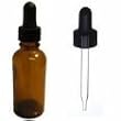 Amber Glass Bottle 4oz W/glass Dropper By Greenals