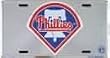 Philadelphia Phillies MLB Chrome License Plate