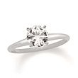Search : ZALES 2 CT. Certified Diamond Solitaire Engagement Ring in 14K White Gold