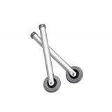 Guardian 3 Fixed Walker Wheels, 8 Hole, Adult / Youth