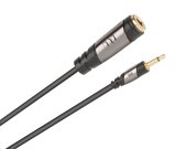 Monster CableLinks Single Adapter, 1/8 Mono Male to 1/4 St Female (MCL MMINI FST)
