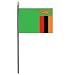 Republic of Zambia Miniature Flag