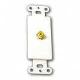 Ylw Rca Decora Wallplate Wht