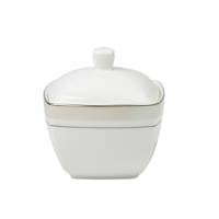 Mikasa Platinum Matrix Covered Sugar Bowl by Mikasa