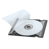CD Jewel Case, with 2 Hole Punched, 25/PK, Black (IDEVZ01417)