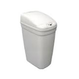 Nine Stars Automatic Infrared Sensor Touchless Trash Can, 7 Gallon, White