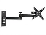 Flat Panel Wall Mount with Dual Articulating Arm(black)13-30