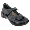Naot Women's Sea Casual Shoes,Steel Leather/Black Suede,39 M EU