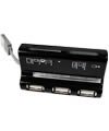 Speed 4 Ports Hub Memory Card Reader(Black) for Casio camera