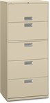 Hon 600 Series Standard 2 Drawer Lateral File in Putty
