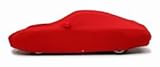 Form-Fit™ Indoor Custom Car Cover 2 Mirror Pockets Size G2 Red