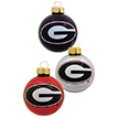 Buy Georgia Bulldogs Collegiate NCAA Logo Glass Ornaments by Champion Treasures